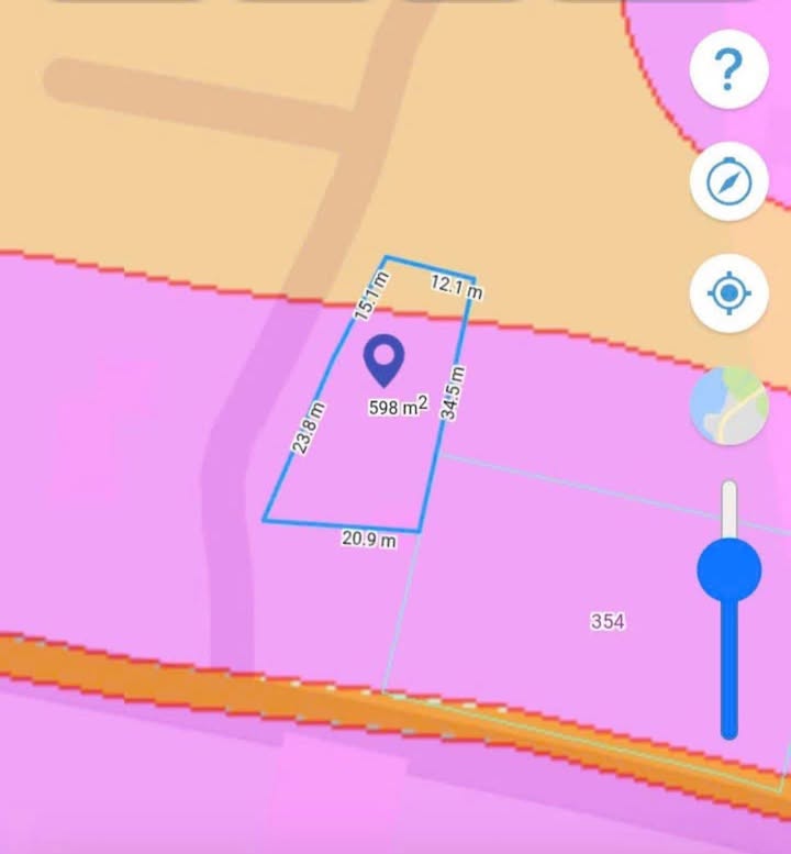 Đất thổ cư 600m² mặt tiền bê tông tại Hàm Chính - Giá 620 triệu, thương lượng