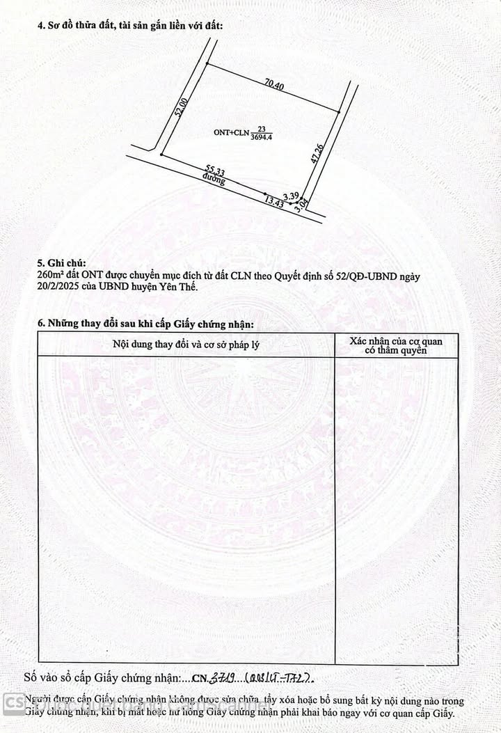 Đất nền Tân Sỏi Yên Thế 3700m² giá chỉ 4 tỷ - Mặt tiền đẹp như sân bay!