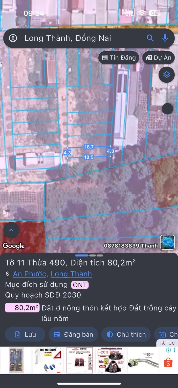 Đất nền An Phước Long Thành 80m² giá 990 triệu - Cơ hội đầu tư hấp dẫn!