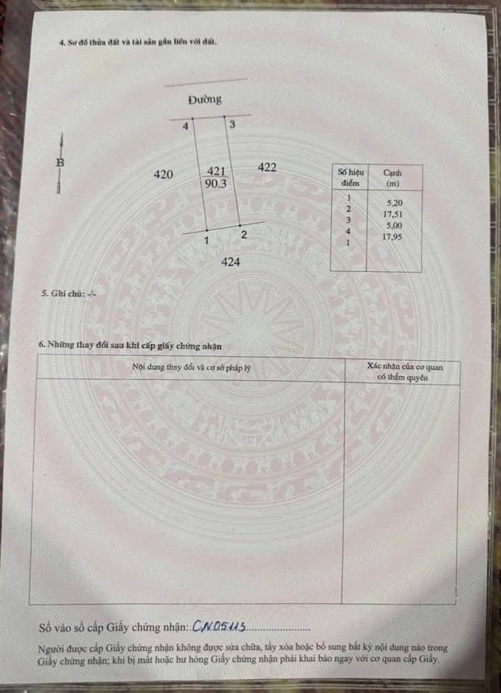 Đất nền xã An Vĩ, Khoái Châu 91m² - Giá thỏa thuận, cơ hội đầu tư hấp dẫn!