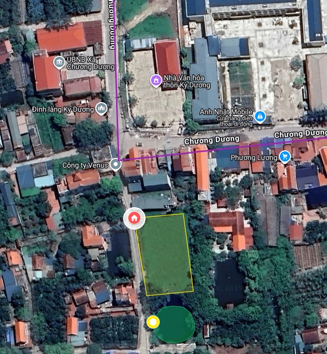 Đất thổ cư 1272m² tại Kỳ Dương, Thường Tín, giá 102 triệu/m² - Cơ hội đầu tư tuyệt vời!