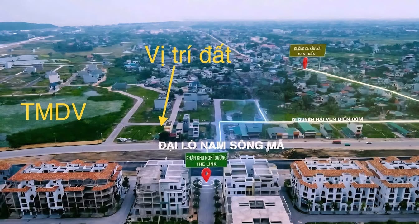 Đất nền Sầm Sơn 92m² giá 2.128 tỷ - Vị trí kinh doanh thuận lợi!