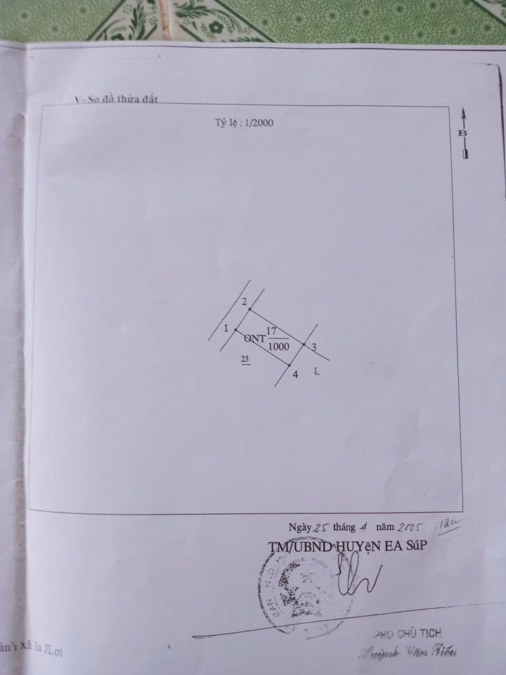 Đất thổ cư 1000m² xã Ea Rốk Đắk Lắk giá 1.7 tỷ - Cơ hội đầu tư tuyệt vời!