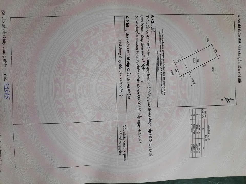 Đất thổ cư Nghi Phong 200m² giá 3 tỷ - Cơ hội đầu tư tuyệt vời!