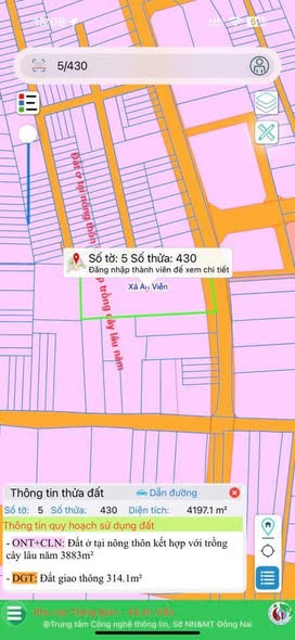 Đất nền ấp 4 An Viễn 4197m² giá 14 tỷ - Diện tích lý tưởng cho đầu tư!