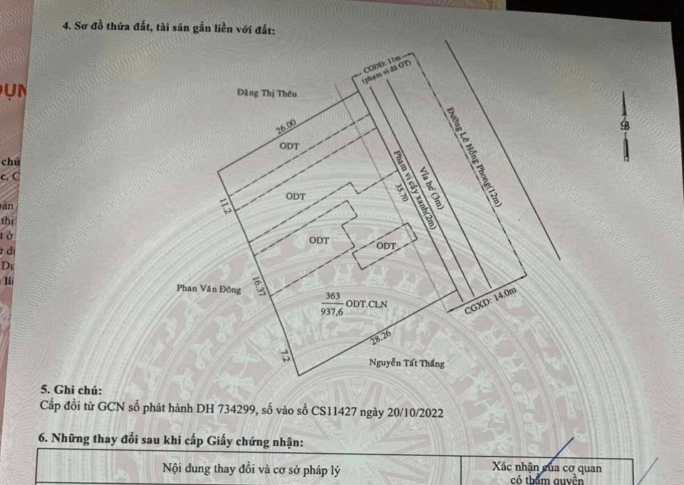 Đất mặt tiền Lê Hồng Phong, Phú Lợi, 93m² chỉ 4.65 tỷ - Sổ đỏ chính chủ!
