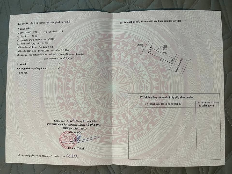 Đất nền Tứ Xã Lâm Thao 125m² - Địa điểm kinh doanh sầm uất