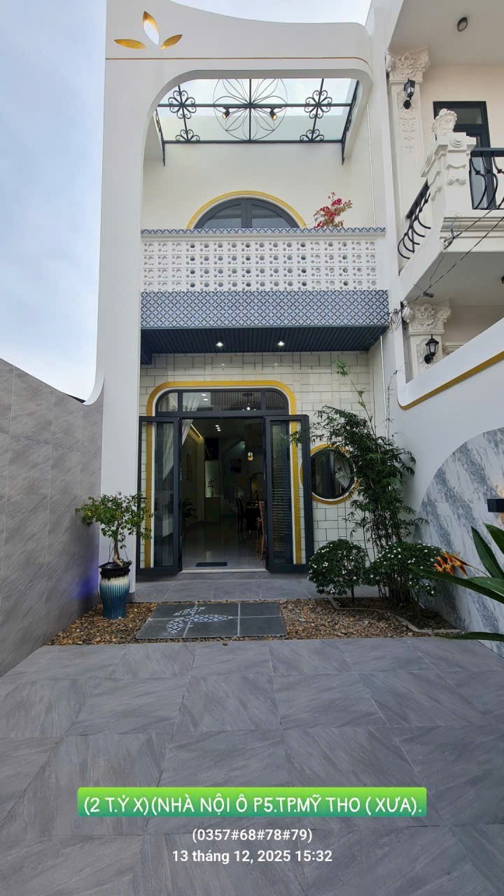 Nhà lầu đẹp tại TP. Mỹ Tho 94m² giá 2.9 tỷ - Thiết kế hiện đại, vào ở ngay!