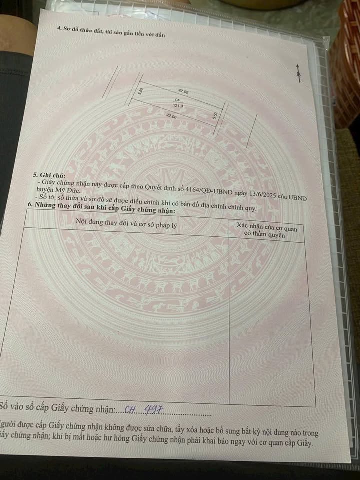 Đất nền 121m² tại Hợp Thanh, Mỹ Đức - Giá chỉ 1.21 tỷ, cơ hội đầu tư tuyệt vời!