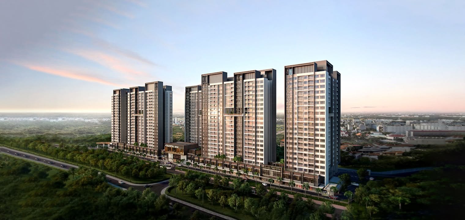 Căn hộ Celesta Rise Nhà Bè 79m² giá 16.5 triệu - Full nội thất, view hồ bơi!