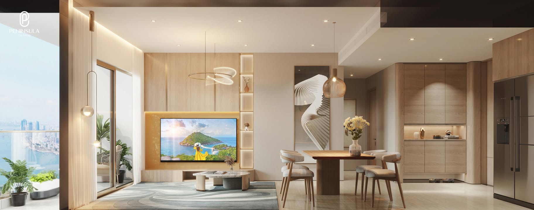 Căn hộ Peninsula Đà Nẵng 45m² giá 2.9 tỷ - Chiết khấu lên đến 20%!