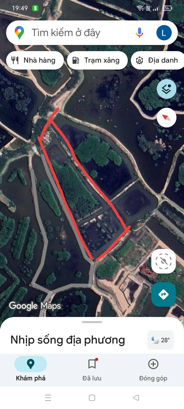 Đất nông nghiệp Vàm Rạch Cỏ, Long Vinh 50000m² giá 3.75 tỷ - Cơ hội đầu tư hấp dẫn!