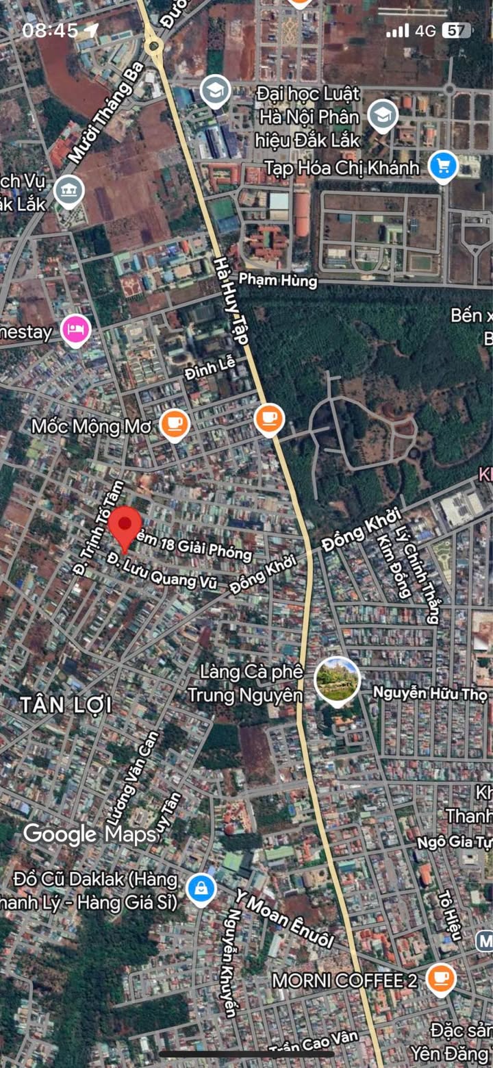 Đất nền liền kề hẻm 50 Đồng Khởi, TP. Buôn Ma Thuột 60m² giá 2.55 tỷ - Hàng hiếm, đầu tư sinh lời!