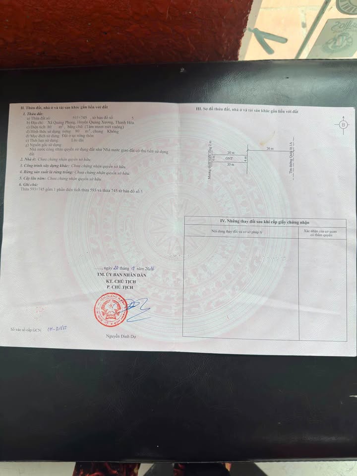 Đất nền Tân Phong, Quảng Xương 80m² giá 1.4 tỷ - Đầu tư sinh lời ngay!