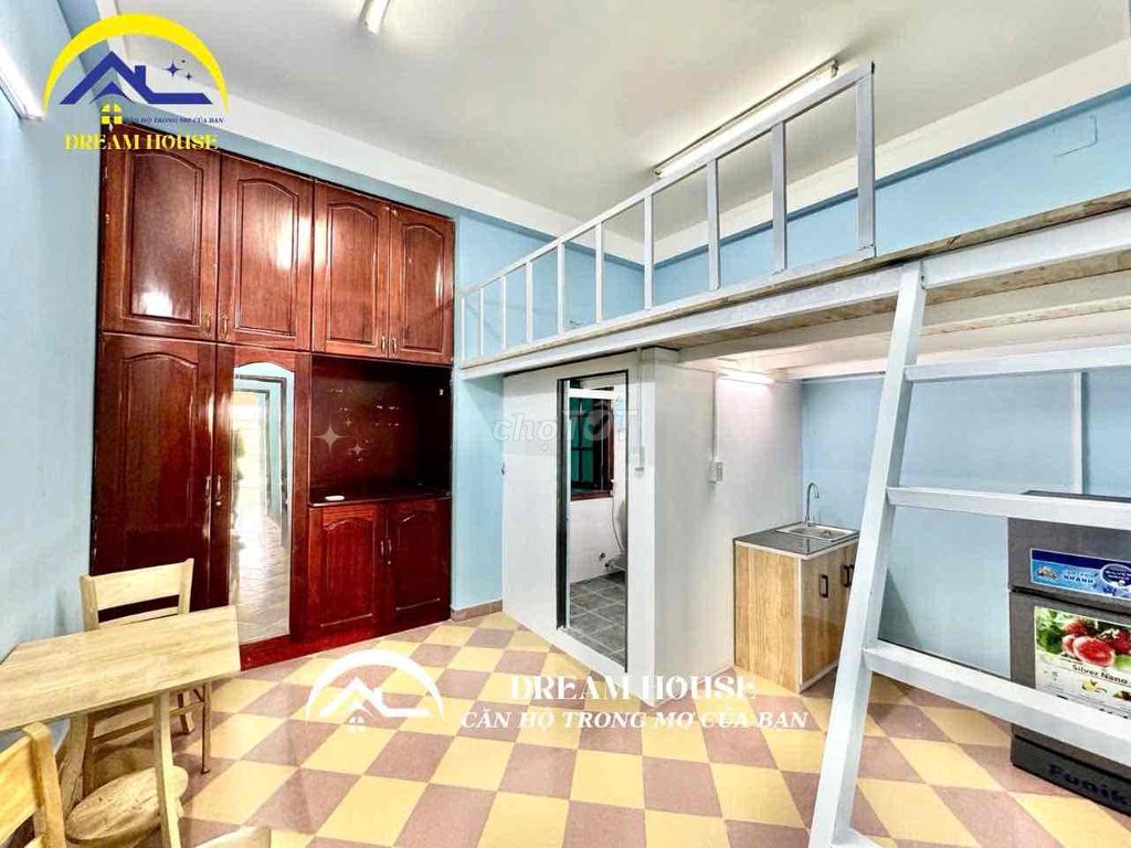 Phòng trọ gác cao Nguyễn Thái Học 30m² giá 3.5 triệu - An ninh tốt, ở liền!