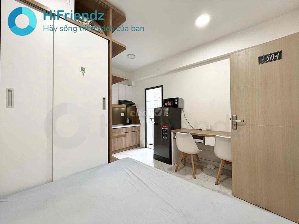 Studio cho thuê tại Võ Duy Ninh, Bình Thạnh 50m² giá 5.5 triệu - Nội thất như hình, giờ giấc tự do!