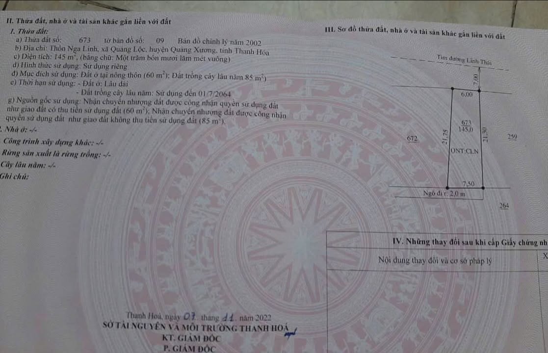 Đất nền Quảng Lộc 145m² giá 1.3 tỷ - Đầu tư sinh lời tuyệt vời!