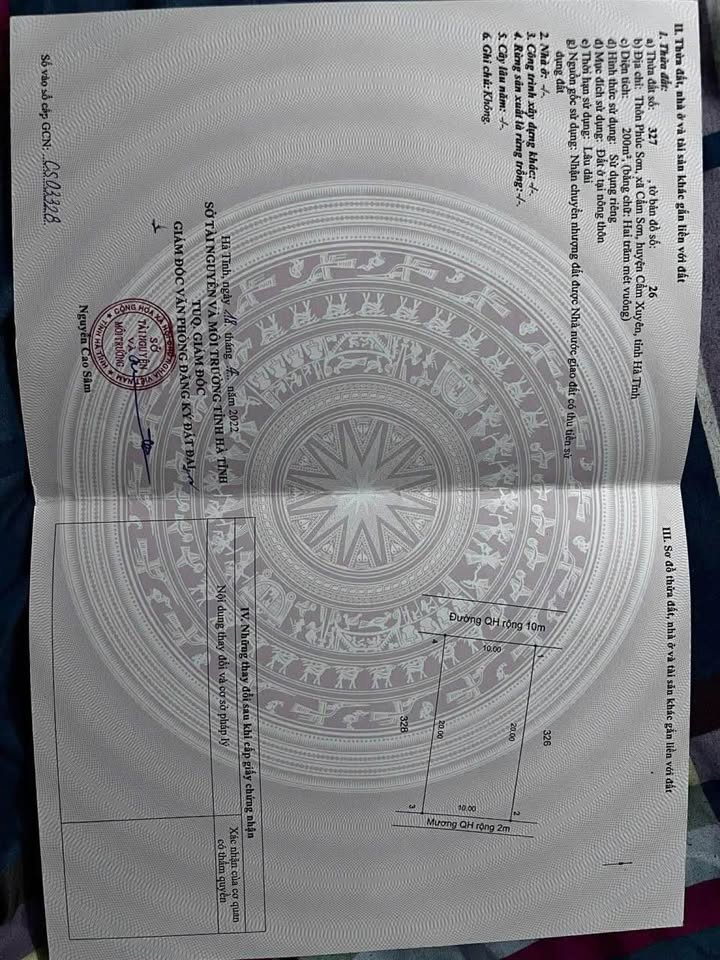 Đất nền Cẩm Sơn, Cẩm Xuyên 200m² giá 1.1 tỷ - Vị trí đắc địa, phát triển!