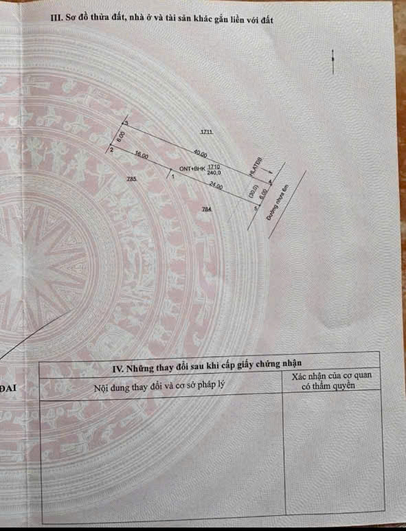 Đất Phú An, Bến Cát 240m² giá 1.78 tỷ - Đầu tư sinh lời ngay!