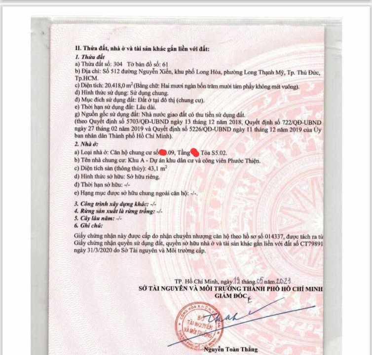 Căn hộ Vinhomes Grand Park 46.5m² giá 2.55 tỷ - Không chắn tòa, xem nhà ngay!