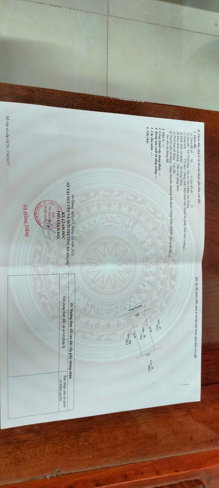 Bán nhà Vĩnh Hoà, Tân Châu 173m² giá 1.6 tỷ - Nhà mới, ở ngay!