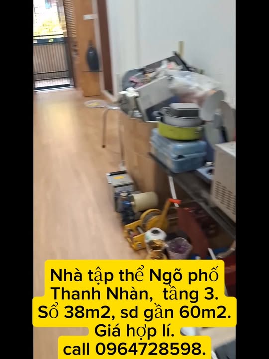 Căn hộ nhà tập thể Ngõ phố Thanh Nhàn 60m² - Đẹp như chung cư cao cấp!