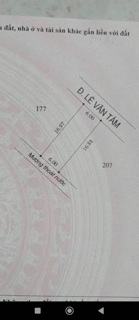 Đất thổ cư mặt tiền đường Lê Văn Tám - Sóc Trăng 294m² giá 8.5 tỷ - Chính chủ thương lượng!