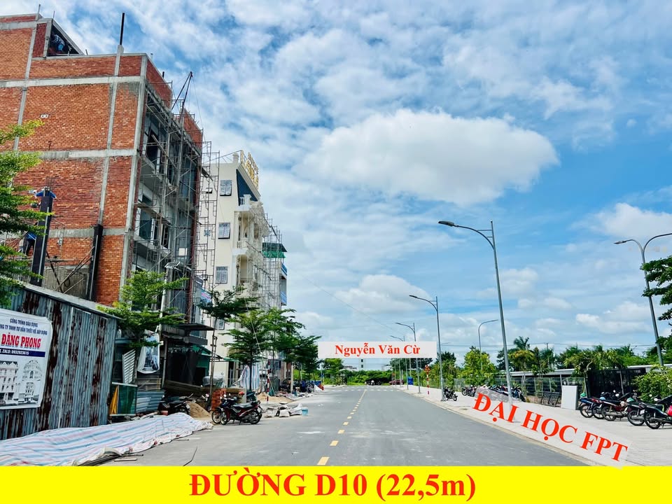 Đất nền đẹp Khu TĐC Đại học FPT, Ninh Kiều 67.5m² giá 2.25 tỷ - Đầu tư sinh lời ngay!