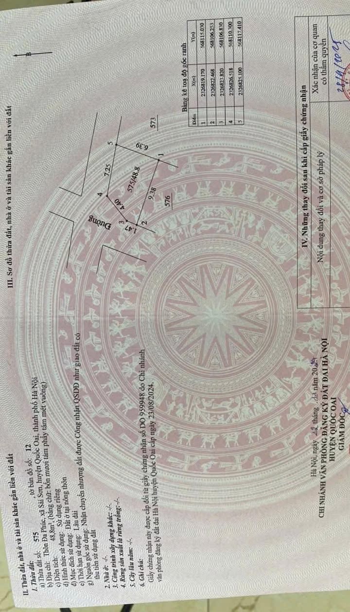 Đất nền góc nhỏ xinh tại Sài Sơn, Quốc Oai 48.8m² - Tiềm năng kinh doanh vượt trội!