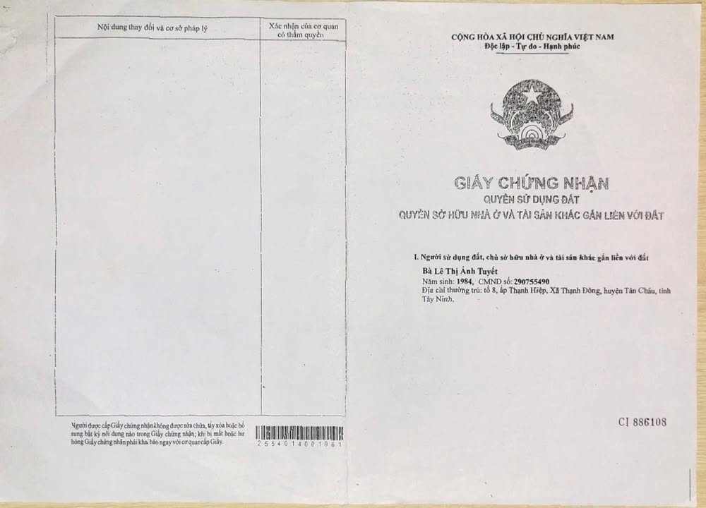 Bán nhà mặt tiền 315m² đường Tôn Đức Thắng, Tân Châu, Tây Ninh - Cơ hội đầu tư sinh lời!