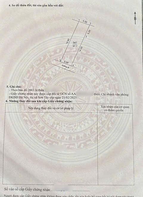 Căn hộ CC Vỹ Thủy Sơn Tây 97m² giá 1 tỷ - Đường ô tô thuận lợi!