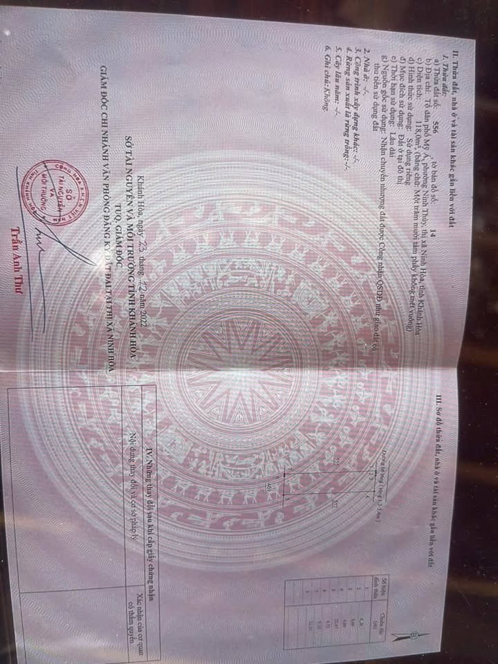 Đất biển Dốc Lết Ninh Hòa 118m² giá 1.8 tỷ - Gần biển, sổ hồng chính chủ!