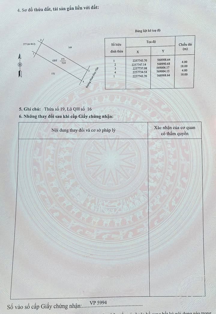 Đất nền mặt đường Phan Huy Chú, Nam Định 72m² giá 3.2 tỷ - Đầu tư sinh lời ngay!