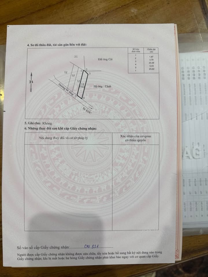 Đất chính chủ phường Chân Sơn, Yên Sơn 115m² giá chỉ 500 triệu - Sổ đỏ sang tên ngay!