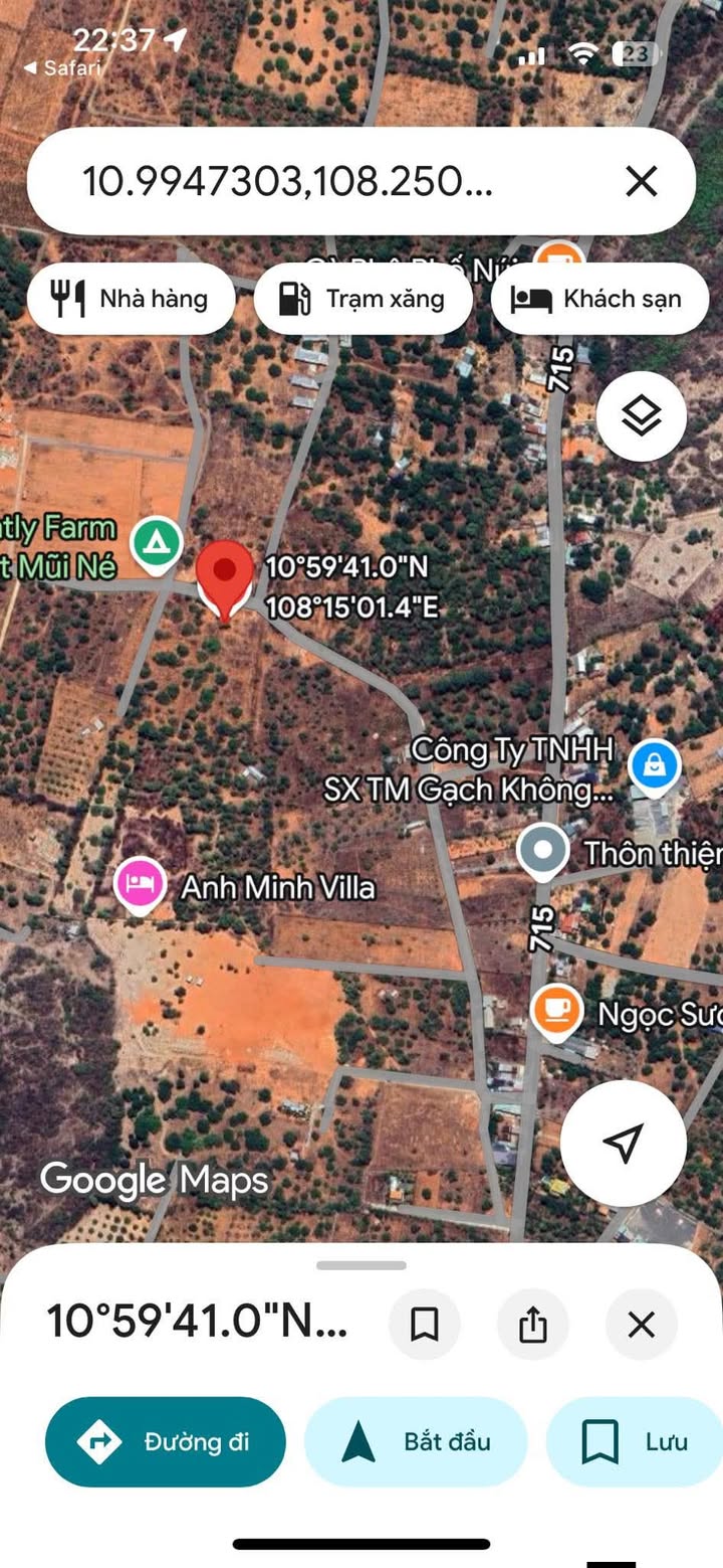 Đất 2 sào cây lâu năm tại khu phố Thiện An, Mũi Né - Giá chỉ 3 tỷ!