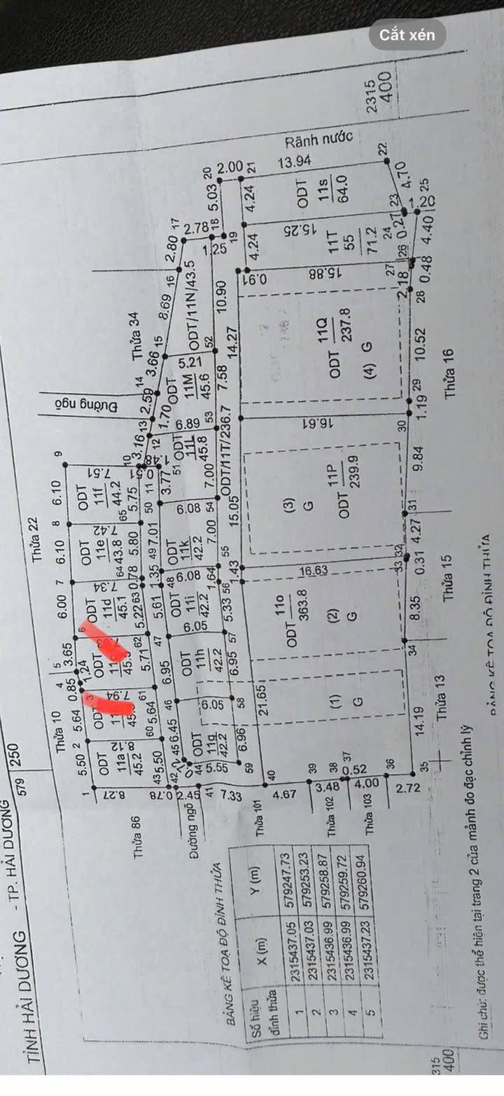 Đất nền liền kề ngõ 9 Nhật Tân, Tứ Minh 45,3m² giá 900 triệu - Cơ hội đầu tư hấp dẫn!