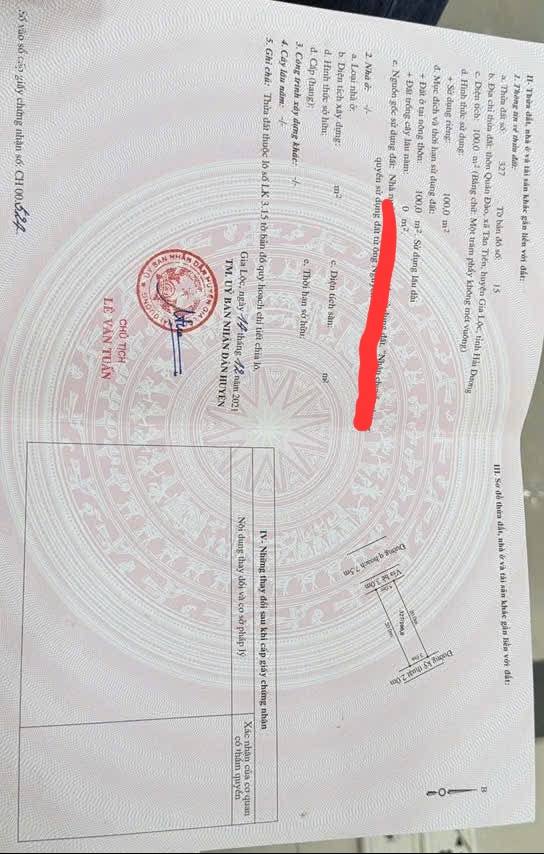 Đất nền chính chủ Tân Tiến, Gia Lộc 100m² giá 2 tỷ - Cơ hội vàng cho đầu tư!