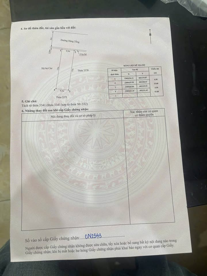Lô đất mặt đường Hàng Tổng Hải Phòng 67m² giá chỉ 5.4 tỷ - Tiềm năng tăng giá cao!