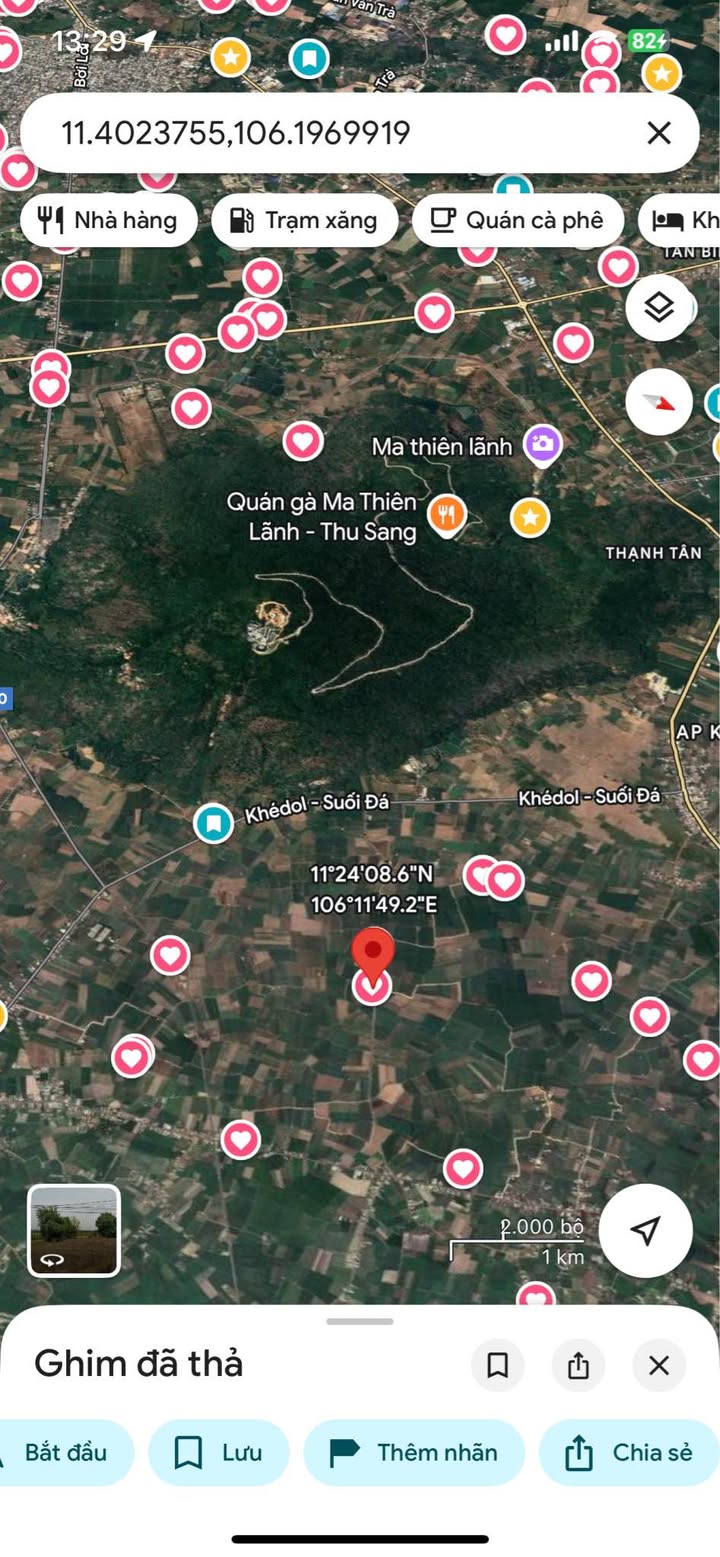 Đất nền Suối Đá, Dương Minh Châu, 3630m² giá 62 triệu/m² - Vị trí siêu đẹp, đầu tư sinh lời!