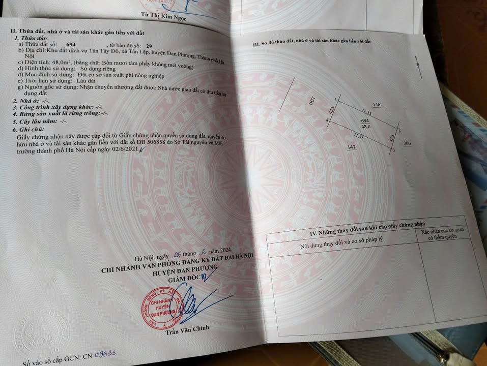 Đất nền Tân Tây Đô 48m² giá 7 tỷ - Đường 9m thông thoáng, tiện ích xung quanh đầy đủ!