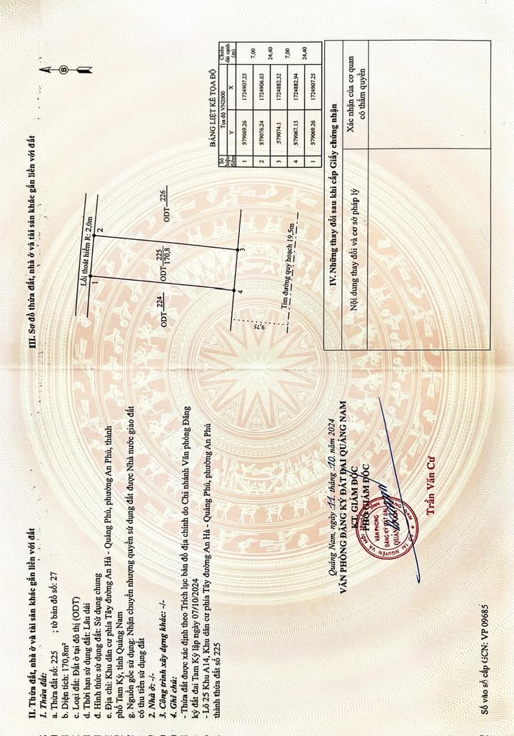 Đất nền đường Lê Nhân Tông, phường Quảng Phú, 170.8m² - Mặt tiền rộng, giá thỏa thuận!