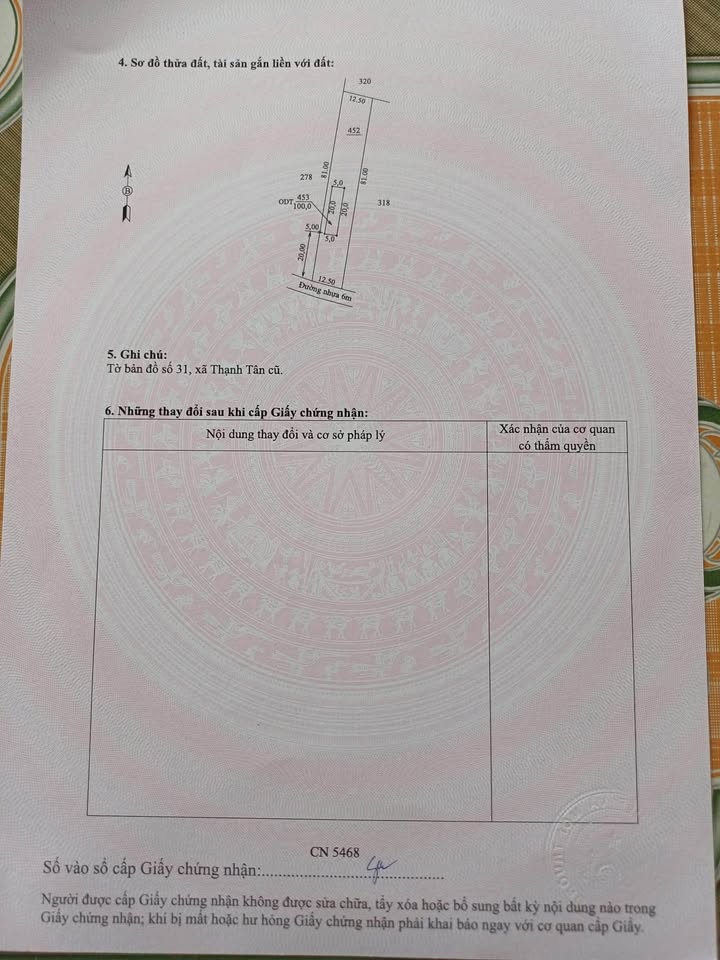 Đất nền Thạnh Trung, Bình Minh 1013m² giá 1.56 tỷ - View núi tuyệt đẹp!