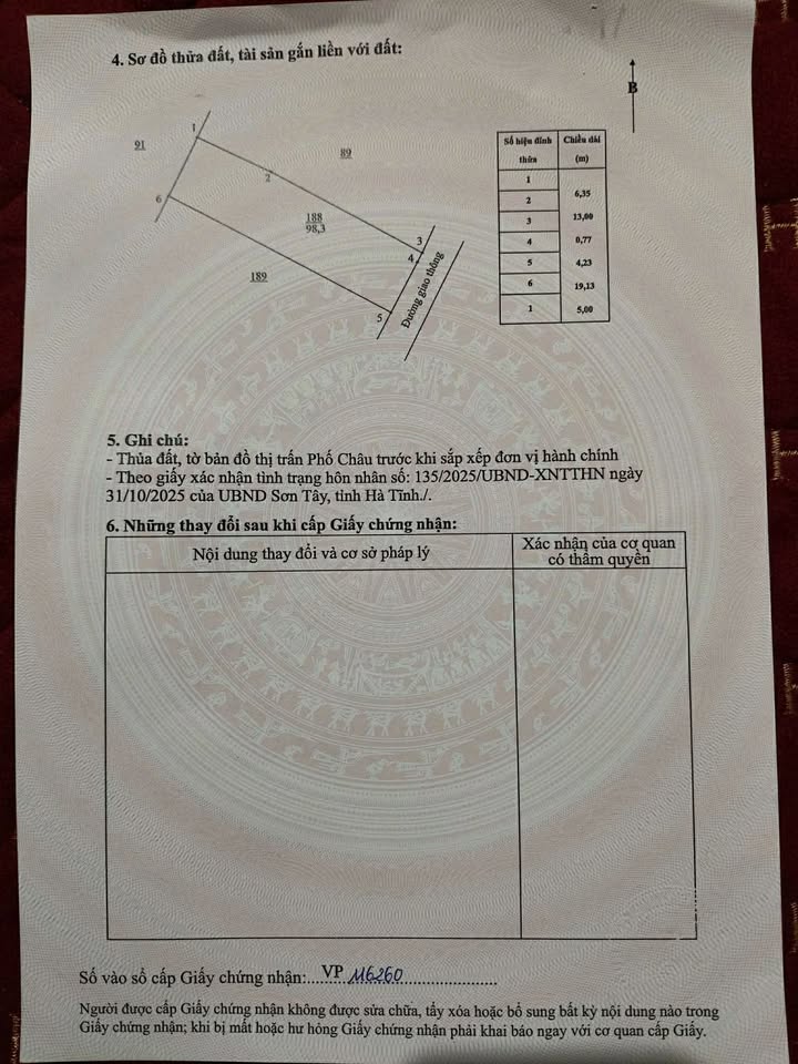 Đất thổ cư thôn 3 xã Hương Sơn 98m² - Giá tốt, thuận tiện đầu tư!