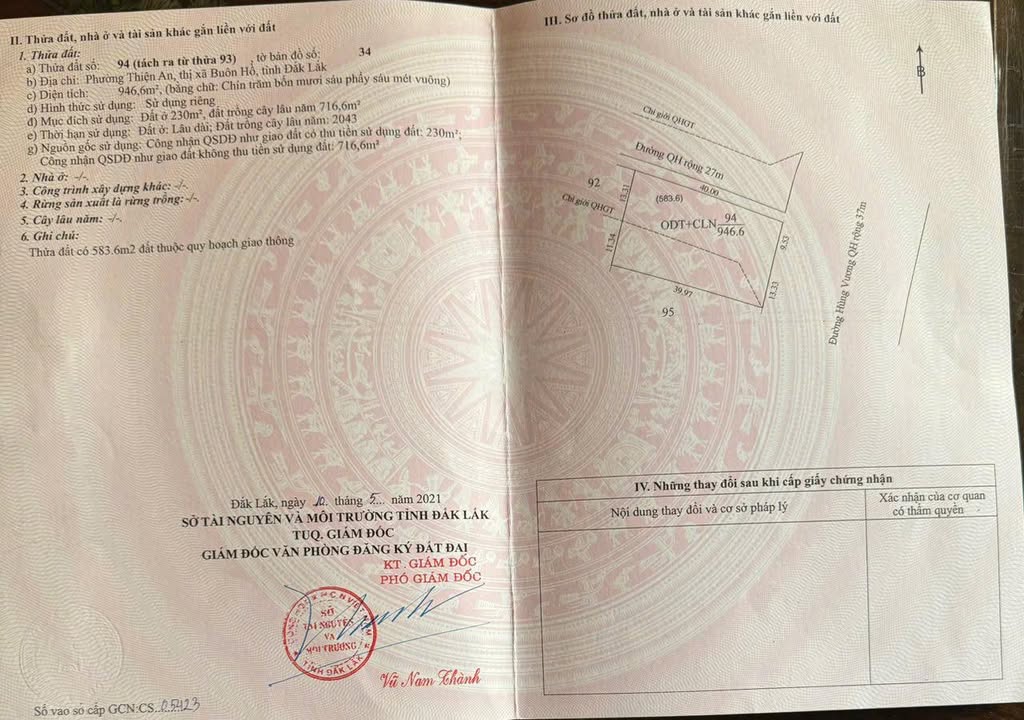 Nhà mặt tiền Hùng Vương Buôn Hồ 180m² giá 3.6 tỷ - Kinh doanh thuận lợi!