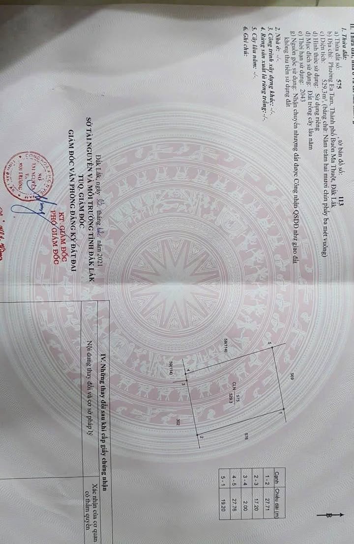 Đất nền 500m² phường Ea Tam, Buôn Ma Thuột - Giá chỉ 525 triệu, nhanh tay sở hữu!