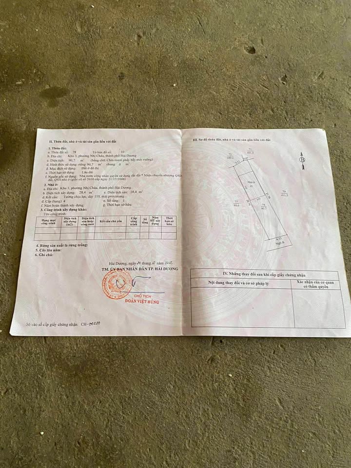 Đất tặng nhà cấp 4 tại Mai Độ, Nhị Châu, 90.7m² - Giá chỉ 1.05 tỷ!