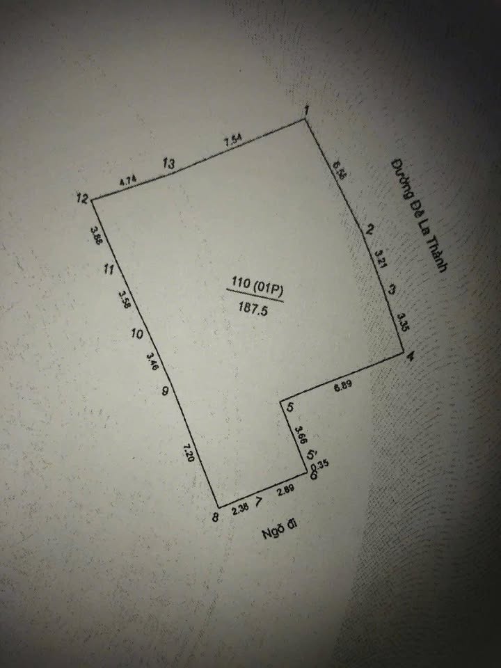 Đất nền Đê La Thành Đống Đa 188m² - Sổ đỏ chính chủ, giá thỏa thuận!