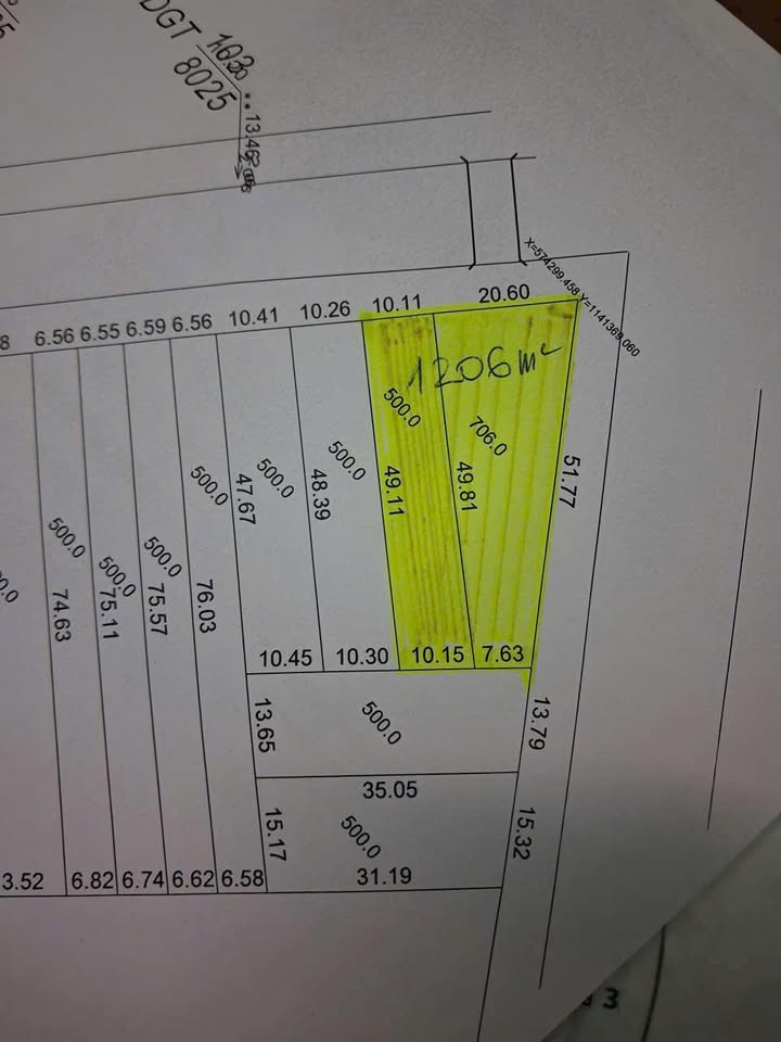 Đất lúa 1.206m² tại phường Mỹ Thới, Long Xuyên - Nền gốc, 2 mặt tiền thuận tiện!