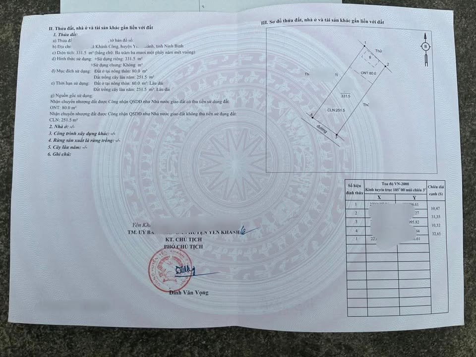 Đất nền Khánh Công, Yên Khánh 331m² - Mặt tiền sông, đầu tư sinh lời!