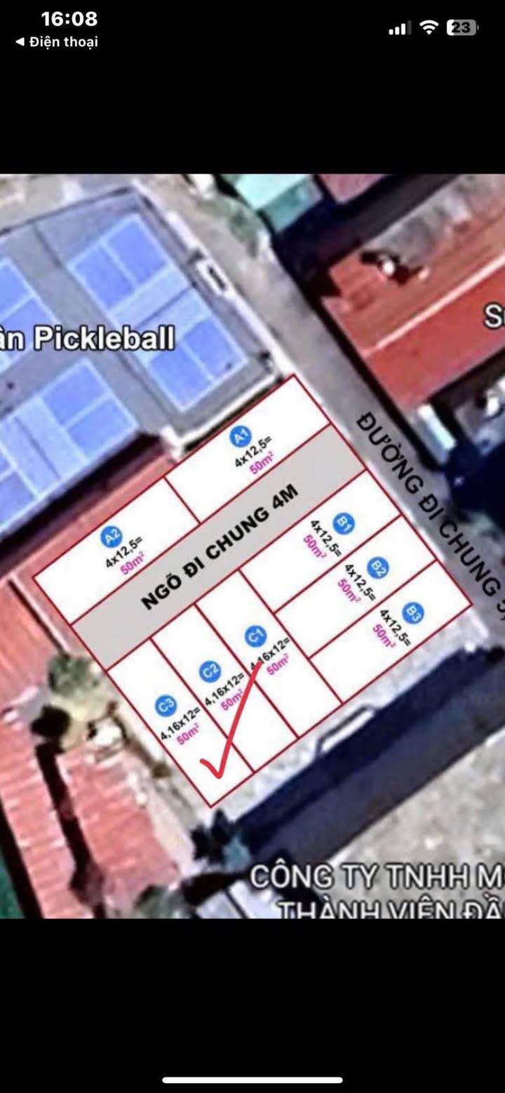 Đất nền TDP Trung Nghĩa, Hải Phòng 50m² giá 1.3 tỷ - Lô góc 3 mặt tiền thuận lợi!